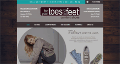 Desktop Screenshot of foryourtoesandfeet.com